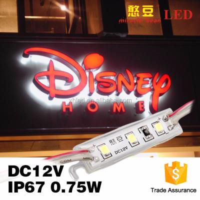 China Light box/display panel lifespan 50000h smd 12V 0.45W 2835 led module with 3 years warranty for sale