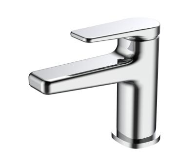 China Metered Faucets Toilet Mixer Deck Mounted High Quality Mixer Chrome Bathroom Basin Faucet for sale