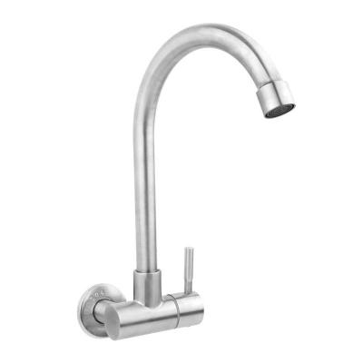 China 304 Stainless Steel Sanitaries Cole Kitchen Faucet Kitchen Sink Single Faucets for sale