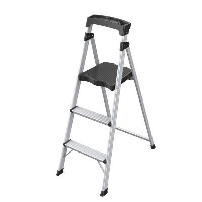 China Household Industrial Ladder Aluminum Folding Ladder with Tool Tray Step Stool Ladder for sale