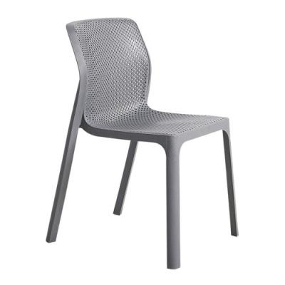 China (Size) 2023 Fashion Adjustable Modern Cheap Leisure Plastic Stacked Cafe Dining Chair for sale