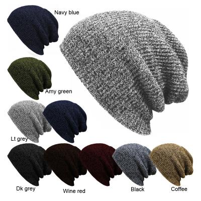 China JOINT Wholesale High Quality Knitted Acrylic Winter Hats 100% Plain Dyed Beanie Hat Custom Beanie Hats Solid Color for sale