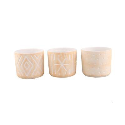 China Small potted ceramic potted succulent planter Nordic Simple Nordic style Office Home office style C.I.S. for sale