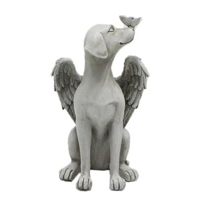 China New Europe Amazon Dog Creative Outdoor Garden Decorations Resin Animal Craft Supplies for sale