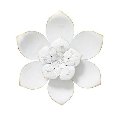 China NEW Eco-Friendly Design Round Flower Shaped Metal Art Wall Decor for sale