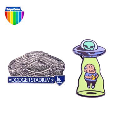 China Custom Britain Metal 3d Cartoon Printing Enamel Logo Children's Lapel Pin for sale