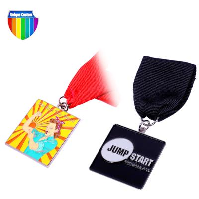 China China Wholesale Soft Enamel Round Souvenir 3d Sports Custom Designed Your Own Blank Metal Medal for sale