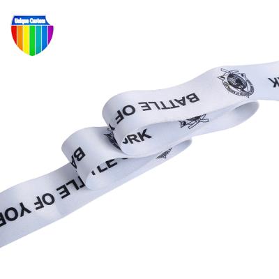 China Custom Hot Selling Good Quality Viable High Tenacity 3d Custom Printed Designer Gift Polyester Ribbon for sale