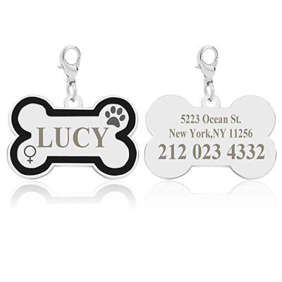 China Worldwide China Cheap Custom Logo Stainless Steel Aluminum Enamel Engraved Laser Casting Blank Dog Tag for sale