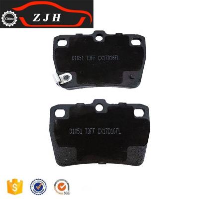 China Wholesale Price Ceramic Export ZJH Metal Ceramic Brake Pads D1051 Brake Pad Set For Toyota Rav 4 Chery Tiggo for sale