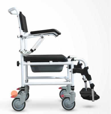 China Elderly Or Handicapped Price Cheap Simple Basic Standard Commode Wheelchair for sale