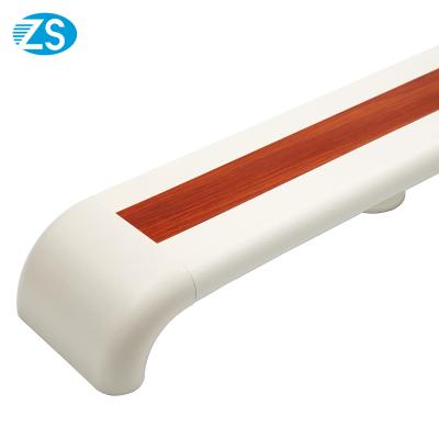 China Hotel low price antibiotic wpc pvc hospital corridor handrail impact resistance for sale