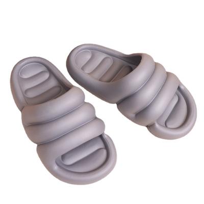 China Cushioning Summer Fancy Eva Cloud Slide Beach Pillow Indoor Sandal Couple Slippers For Women for sale