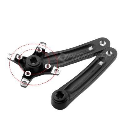 China Mountain Bikes Manufacturing Crank Front Power Crank Set Square Band Single Speed ​​Crank Set Bike for sale