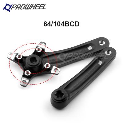 China Mountain Bikes Manufacturing Crank Front Power Crank Set Square Band Single Speed ​​Crank Set Bike for sale