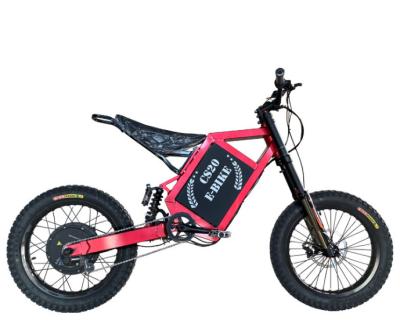 China Electric Bike Aluminum Alloy Frame Aluminum Alloy Stealth Bomber Off-Road High Power 8000W for sale