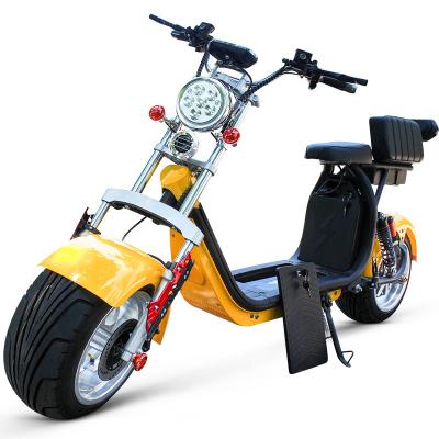 China 2021 Hot Sale Adult 60V 12AH 1500w Citycoco Unisex Electric Electric Scooter for sale