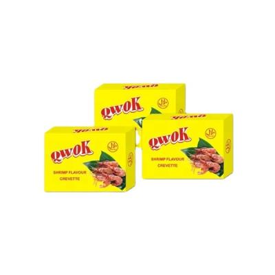 China Dried Qwok Seasoning 4g*10*200 Shrimp Fllavour Stock Cube Halal Stock Cube for sale