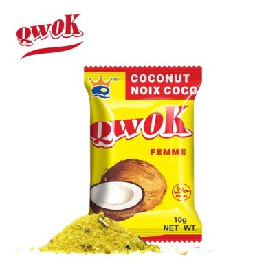 China Qwok Mix Dry Halal Seasonings 10g Coconut Flavored Broth Powders OEM Service for sale