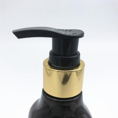 China Spill Non In Stock 24/410 Black Color Lotion Dispenser Pump For Soap Lotion Pump Black Screw Cap Plastic Bottle Non Spill Accept for sale