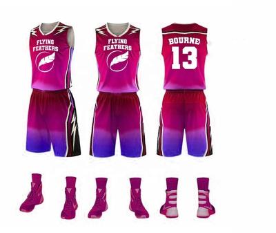 China 2019 Cheap Quick-drying Custom Basketball Jersey for sale