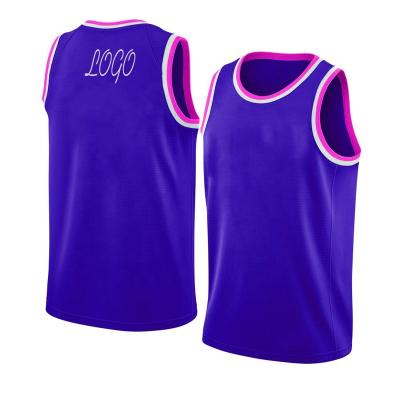 China Antibacterial Cool Basketball Uniforms Sublimation Polyester Training Team Quick Dry Basketball Singlets for sale