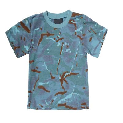 China China Manufacturer Antibacterial Custom Sport Polo Kids T-shirt Camouflage Shirts for sale