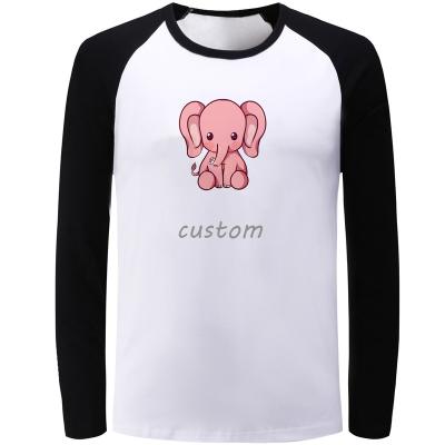 China Custom Printing Anti-Shrink Unisex T-shirt Casual T-shirt For Women Mens Womens Cheap Quality Long Sleeves for sale