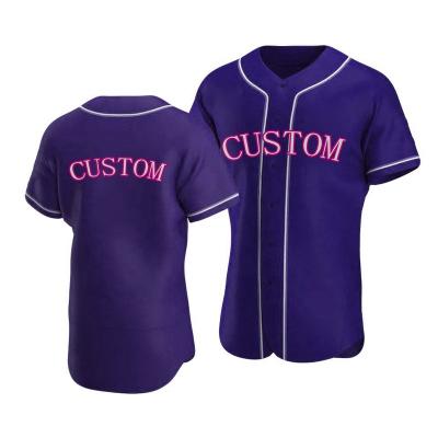 China Custom Antibacterial Sports Jersey Baseball Uniforms Baseball Sportswear Uniform for sale