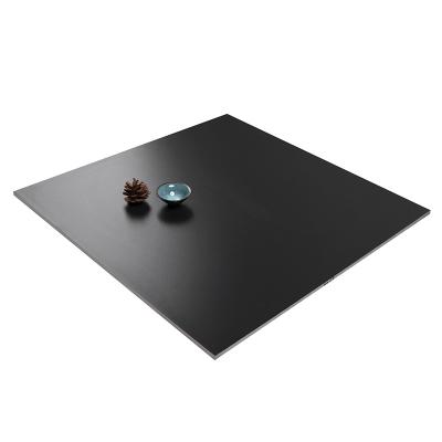 China Goodone Rustic Commercial House 60X60 Tiles Style Kitchen Matte Black Tile Vitrified Flooring for sale