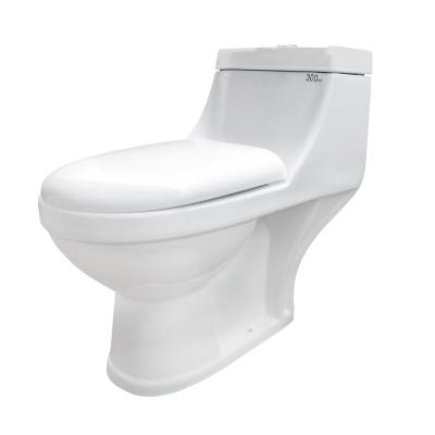 China Goodone Modern Traditional Push Button Around Close Coupled Trap Rimless Cistern Toilet for sale