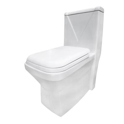 China Goodone New Modern West Commode Basement Cheap Closestool Seat One Piece Toilet for sale