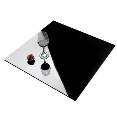 China Goodone Modern High Quality Polished High Gloss Rectified Super Black Tiles for sale