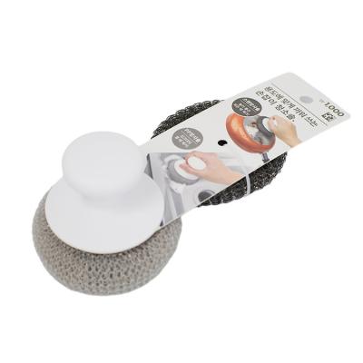 China Sustainable New Design Kitchen Cleaning Brush Scrubber With Handle Cleaner Fruit And Vegetable Easy Cleaning Brush for sale