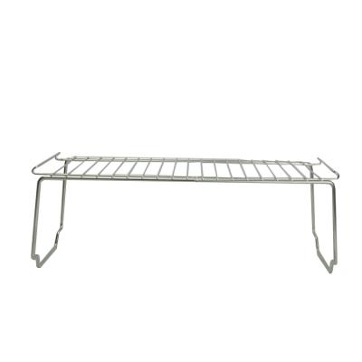 China Factory Direct Selling Kitchen Countertops Stainless Steel PVC Sustainable Rack Stackable Organizer Kitchen Accessories for sale