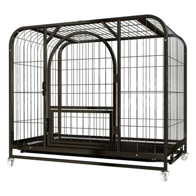 China New Design Sturdy Custom Made Wire Kennel Cage Low MOQ Multiple Sizes Stainless Steel Foldable Dog Cage for sale