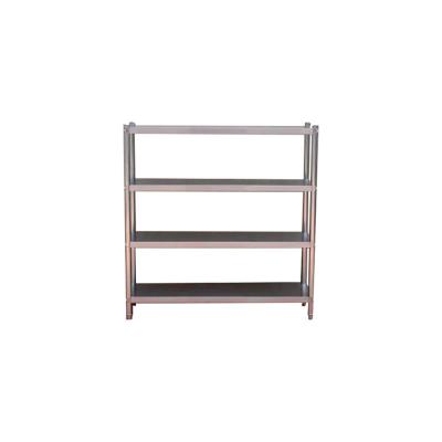 China Store Display Stand Factory Price Commercial Three Shelf Stainless Steel Restaurant Stainless Steel Shelves for sale