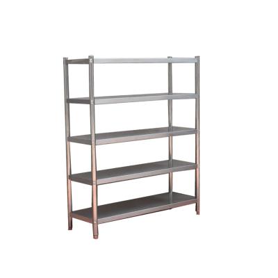 China Store Display Stand High Quality Commercial Stainless Steel Kitchen Shelf Stainless Steel Shelf Racks For Stores for sale