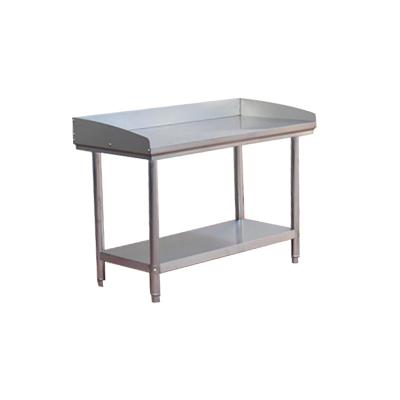 China Modern Excellent Quality Environmentally Friendly Double-layer Stainless Steel Fixed Workbench for sale