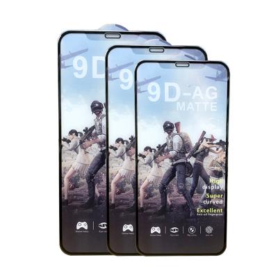 China 9D Anti-oil Anti-fingerprint AG Matte Full Screen Tempered Glass For iPhone 12 12 Pro Max Samsung Huawei Screen Protector for sale