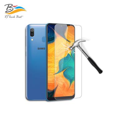 China 2019 NEW Premium 2.5D 0.33mm 9H 10H Tempered Glass 98%clear Glass Screen Protector For Samsung A30 Protective Film A 30 for sale