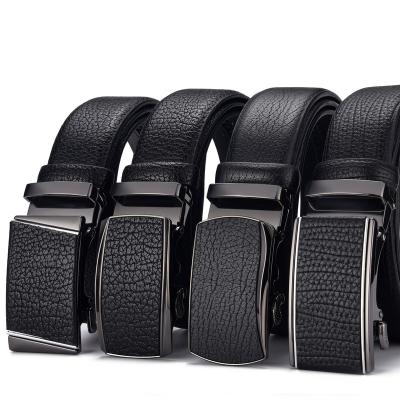 China Simple and stylish men's belt automatic buckle retro alloy men's business casual dress belt for sale