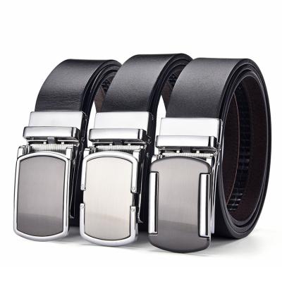 China Wholesale Simple Business Casual Men's Alloy Automatic Buckle Belt High Quality Durable Men's Belt for sale