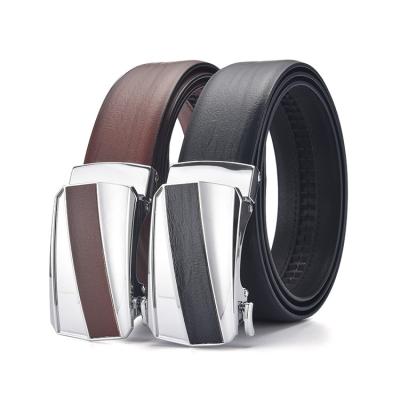 China Manufacturer direct sales business leisure men's high quality genuine leather men's automatic belt buckle for sale