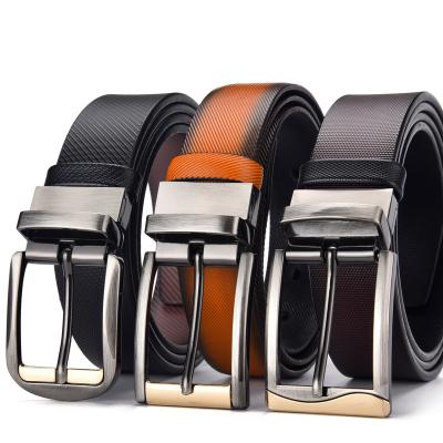 China Retro Classic Male Alloy Pin Buckle Bilateral Business Male Leash High Quality for sale