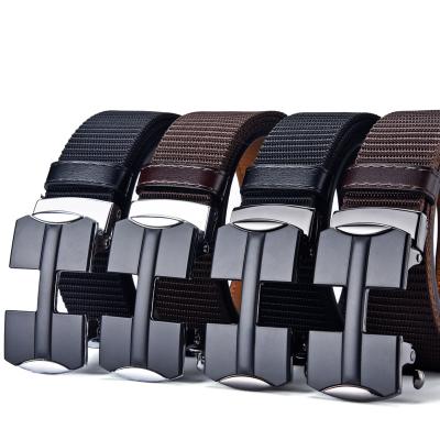 China Business Manufacturer Direct Selling Simple Leisure Men's Belt High Quality Durable Men's Nylon Belt for sale