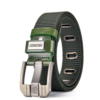 China Wholesale Business Leisure Simple Men's Belt Daily Soft High Quality Men's Nylon Belt for sale