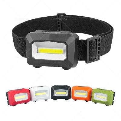 China Rechargeable Head Camping COB 3W LED Headlamp With Turn Signal for sale