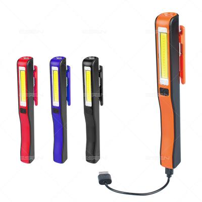 China New Emergency Plastic Led Rechargeable Pen Flashlight for sale