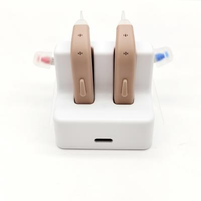 China REALINK 2022 designed rechargeable RIC Blue-tooth hearing aid with new algorithm for sale